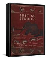 Illustrated Front Cover Showing an Elephant-Rudyard Kipling-Framed Stretched Canvas