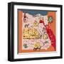 Illustrated Map of Egypt-Daria_I-Framed Art Print