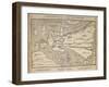 Illustrated Map of Europe, Magdeburg, Germany, 1598-Heinrich Buenting-Framed Giclee Print