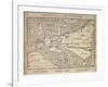 Illustrated Map of Europe, Magdeburg, Germany, 1598-Heinrich Buenting-Framed Giclee Print