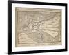 Illustrated Map of Europe, Magdeburg, Germany, 1598-Heinrich Buenting-Framed Giclee Print