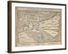 Illustrated Map of Europe, Magdeburg, Germany, 1598-Heinrich Buenting-Framed Giclee Print