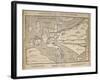 Illustrated Map of Europe, Magdeburg, Germany, 1598-Heinrich Buenting-Framed Giclee Print