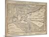 Illustrated Map of Europe, Magdeburg, Germany, 1598-Heinrich Buenting-Mounted Giclee Print