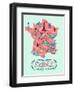 Illustrated Map of France. Travel-Daria_I-Framed Art Print
