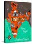 Illustrated Map of India-Daria_I-Stretched Canvas