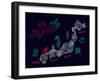 Illustrated Map of Japan-Daria_I-Framed Art Print