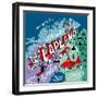 Illustrated Map of Lapland-Daria_I-Framed Art Print