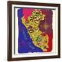 Illustrated Map of Peru. Travel-Daria_I-Framed Art Print