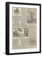 Illustrated News, a Sketch of the Rise and Progress of Pictorial Journalism-null-Framed Giclee Print