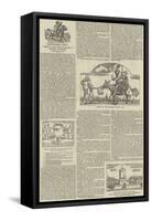 Illustrated News, a Sketch of the Rise and Progress of Pictorial Journalism-null-Framed Stretched Canvas