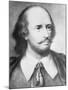 Illustrated Portrait of William Shakespeare-null-Mounted Giclee Print