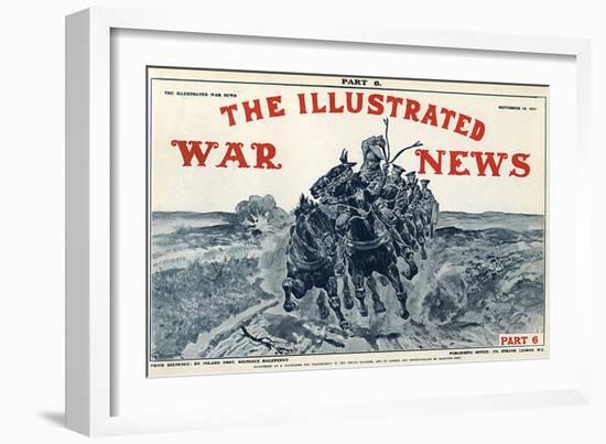 Illustrated War News Front Cover, Artillery-Richard Caton Woodville-Framed Art Print