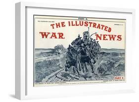 Illustrated War News Front Cover, Artillery-Richard Caton Woodville-Framed Art Print