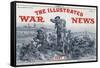 Illustrated War News Front Cover, Attacking Infantrymen-Richard Caton Woodville-Framed Stretched Canvas