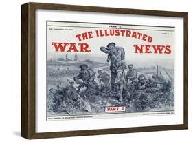 Illustrated War News Front Cover, Attacking Infantrymen-Richard Caton Woodville-Framed Art Print