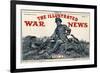 Illustrated War News Front Cover, Soldier Writing Letter-Richard Caton Woodville-Framed Art Print