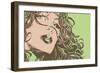 Illustrated Woman-Whoartnow-Framed Giclee Print