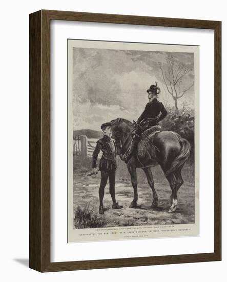 Illustrating the New Story by H Rider Haggard, Entitled Montezuma's Daughter-John Seymour Lucas-Framed Giclee Print