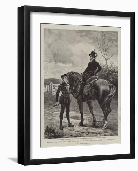 Illustrating the New Story by H Rider Haggard, Entitled Montezuma's Daughter-John Seymour Lucas-Framed Giclee Print