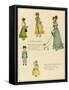 Illustration, a Genteel Family-Kate Greenaway-Framed Stretched Canvas