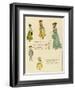 Illustration, a Genteel Family-Kate Greenaway-Framed Art Print