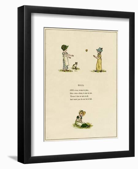 Illustration, Ball-Kate Greenaway-Framed Art Print