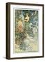 Illustration by Alphonse Mucha from Clio a Work by French Author Anatole France. 1900. Mucha (1860-Alphonse Marie Mucha-Framed Giclee Print