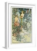 Illustration by Alphonse Mucha from Clio a Work by French Author Anatole France. 1900. Mucha (1860-Alphonse Marie Mucha-Framed Giclee Print