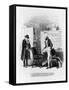 Illustration Depicting a Scene from the Charles Dickens Novel Martin Chuzzlewit-null-Framed Stretched Canvas