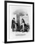 Illustration Depicting a Scene from the Charles Dickens Novel Martin Chuzzlewit-null-Framed Photographic Print