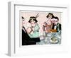 Illustration Depicting a Worldly Dinner in “Gatsby the Magnificent”” by American Writer Francis Sco-Patrizia La Porta-Framed Giclee Print