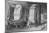 Illustration Depicting Calico Printing at a Factory-null-Mounted Giclee Print