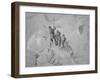 Illustration Depicting Expedition Members Ascending Mont Blanc-null-Framed Giclee Print