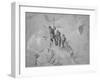 Illustration Depicting Expedition Members Ascending Mont Blanc-null-Framed Giclee Print