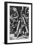 Illustration Depicting Samson Destroying Temple-null-Framed Giclee Print