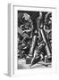 Illustration Depicting Samson Destroying Temple-null-Framed Giclee Print