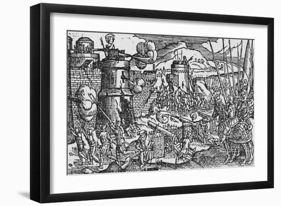 Illustration Depicting Siege of Dublin-null-Framed Giclee Print