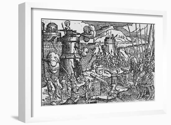 Illustration Depicting Siege of Dublin-null-Framed Giclee Print