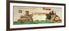 Illustration Depicting Wilhelm Von Bayern Clashing with Wolf Graf Zu Montfort in Tournament-null-Framed Giclee Print