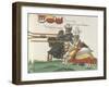 Illustration Depicting Wilhelm Von Bayern Clashing with Wolf Graf Zu Montfort in Tournament-null-Framed Giclee Print