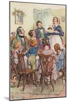 Illustration for a Christmas Carol by Charles Dickens-Charles Edmund Brock-Mounted Giclee Print