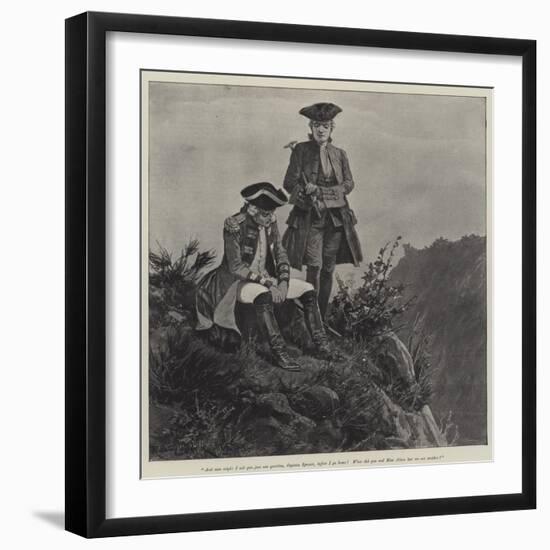 Illustration for a Colonel of the Empire-Richard Caton Woodville II-Framed Giclee Print