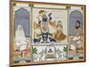 Illustration for a Manuscript on the Worship of Srinathji, Rajasthan, Early 19th Century-null-Mounted Premium Giclee Print