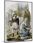 Illustration for a Scene from Ivanhoe by Sir Walter Scott-null-Mounted Giclee Print