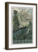 Illustration For Alexander Pushkin's 'Fairytale of the Tsar Saltan', 1905-Ivan Bilibin-Framed Giclee Print