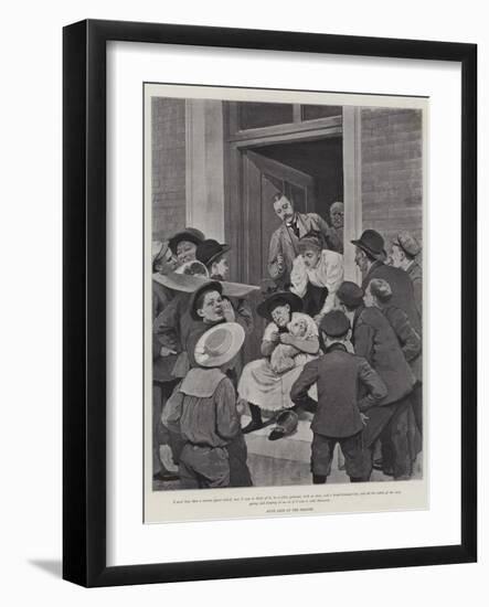 Illustration for Aunt Jane at the Seaside, by the Late Lord Brabourne-Amedee Forestier-Framed Giclee Print