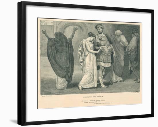 Illustration for Coriolanus-Henry Marriott Paget-Framed Giclee Print