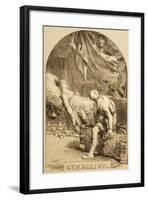 Illustration for Cymbeline, from 'The Illustrated Library Shakespeare', Published London 1890-Sir John Gilbert-Framed Giclee Print