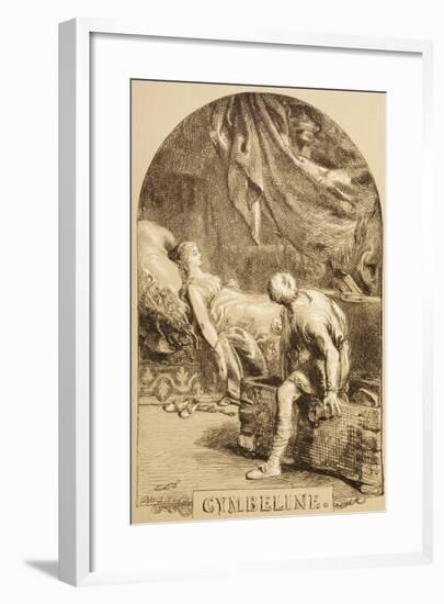 Illustration for Cymbeline, from 'The Illustrated Library Shakespeare', Published London 1890-Sir John Gilbert-Framed Giclee Print